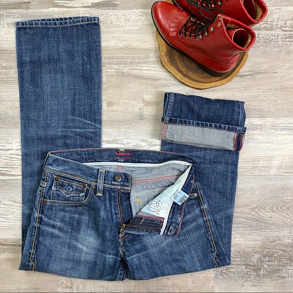Vintage Levi’s Slim Boot Redline Selvedge Denim